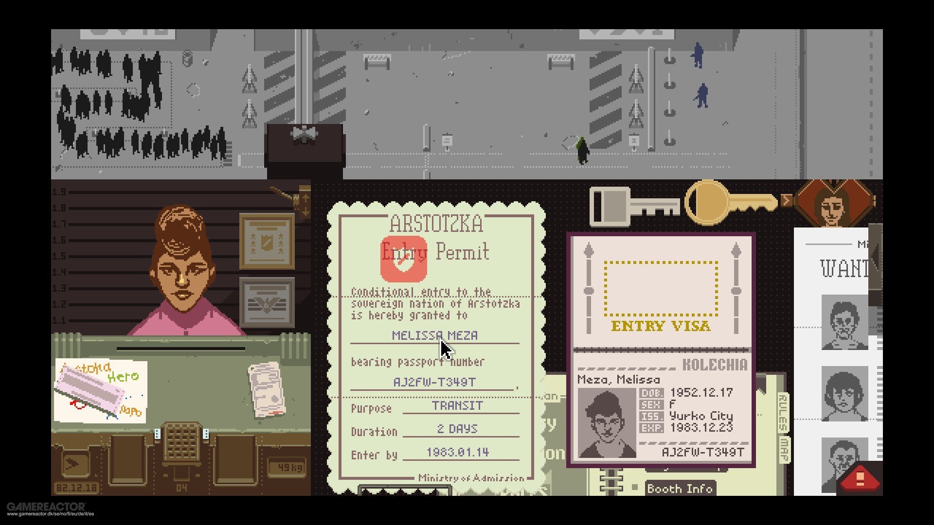 Papers please hentai game фото 53