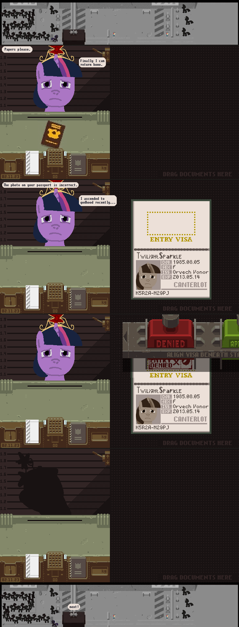Papers please game map