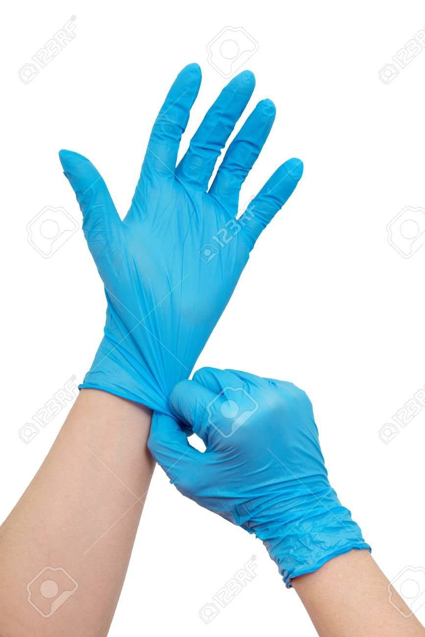 Putting on Leather Gloves