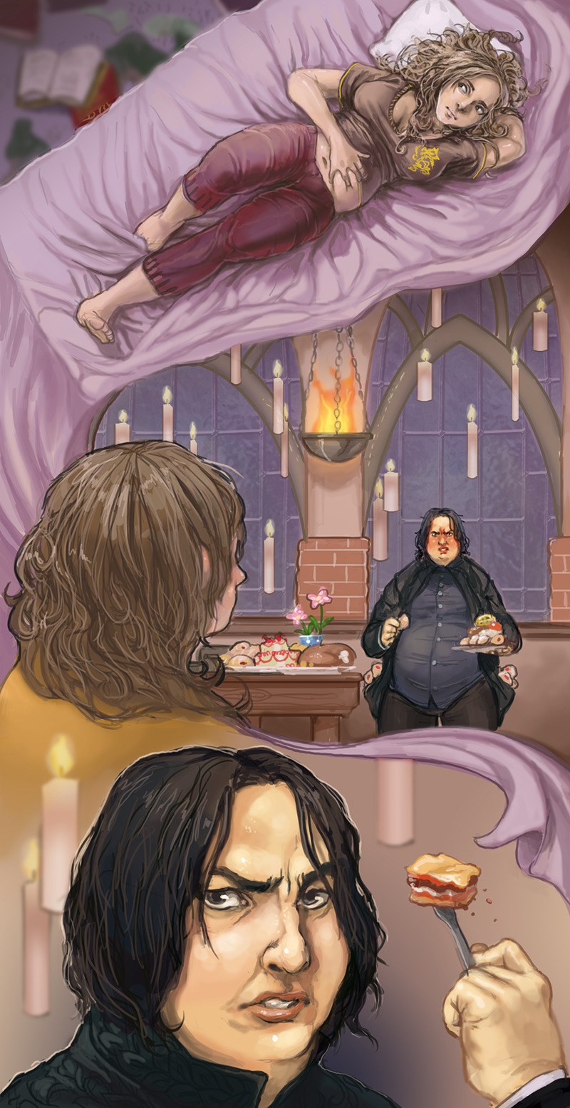 Almost the heroes of Harry Potter comics