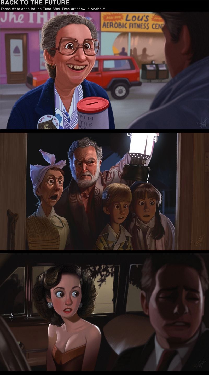 Lorrein back to the future comic book