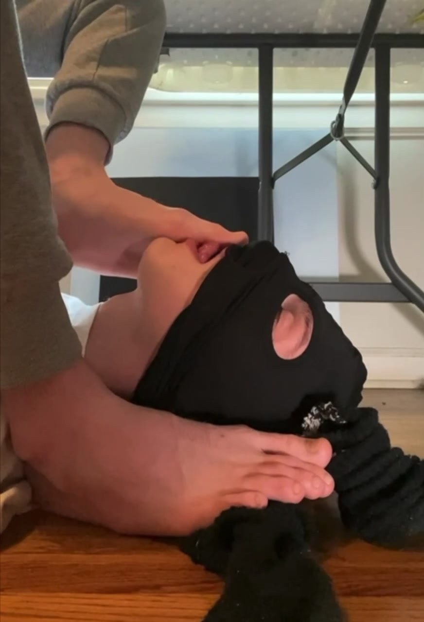 Teacher Feet Under Desk