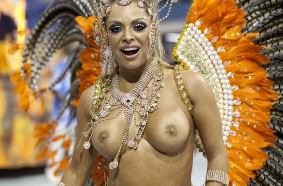 Carnival in rio de janeiro tits