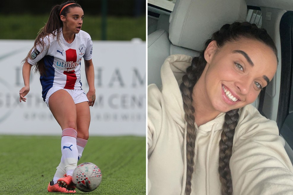 Lee Nicole football player drain