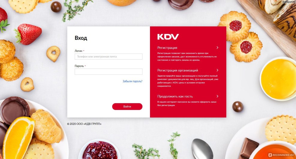 Collection of Blue Orders KDV