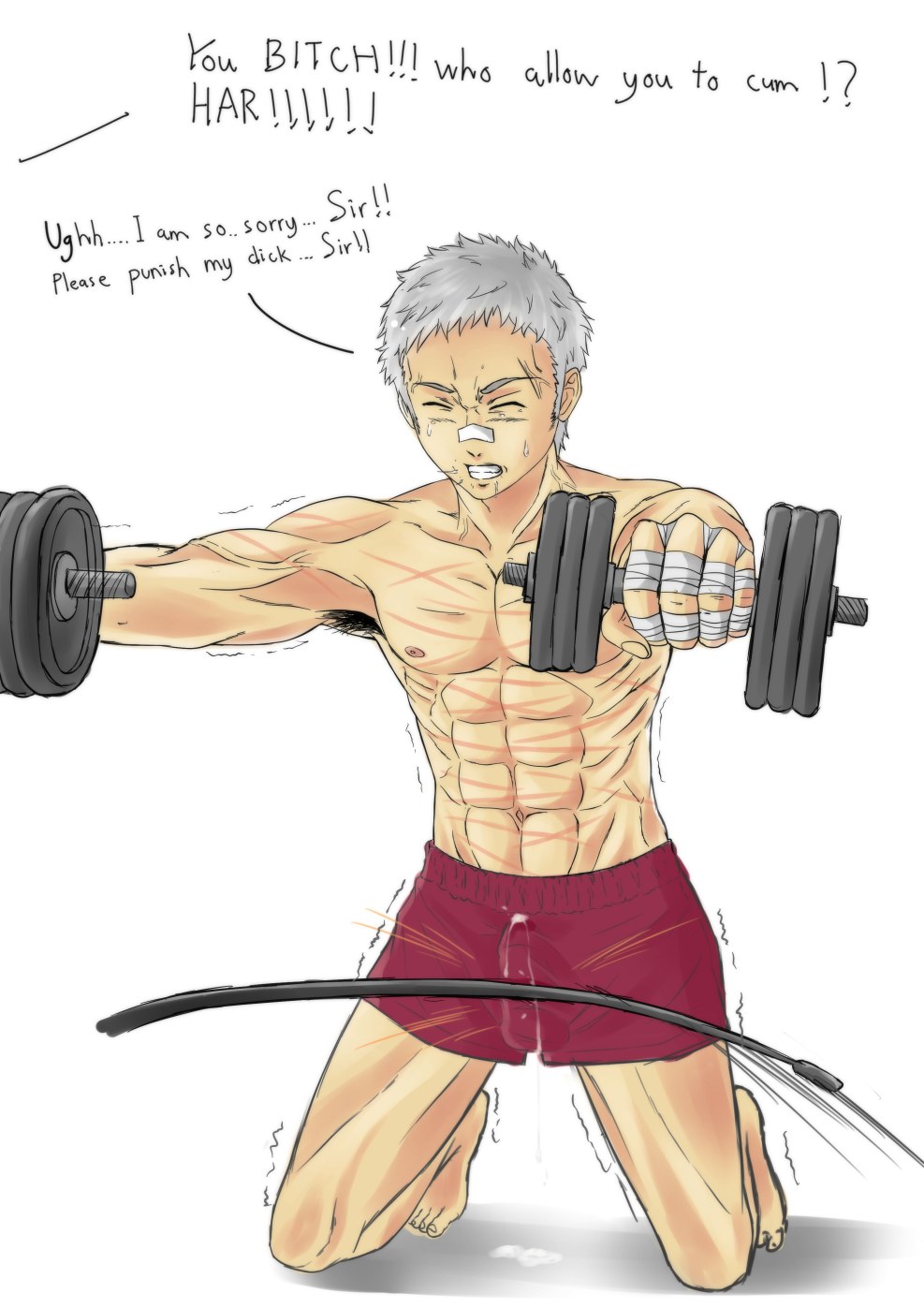 Ballbasting comic anime