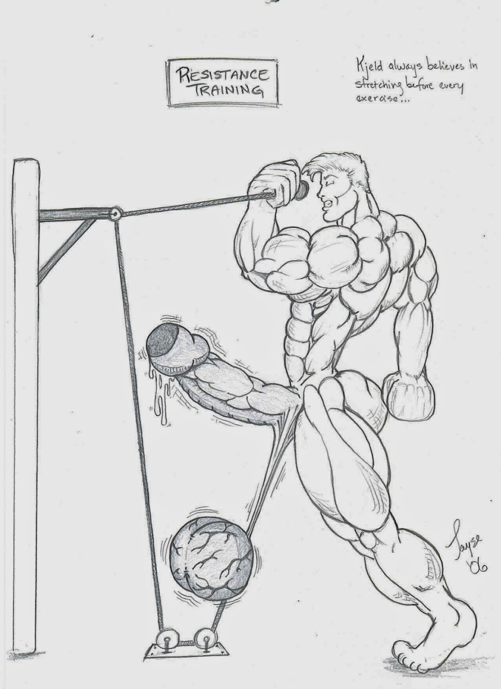 Ballbusting drawings