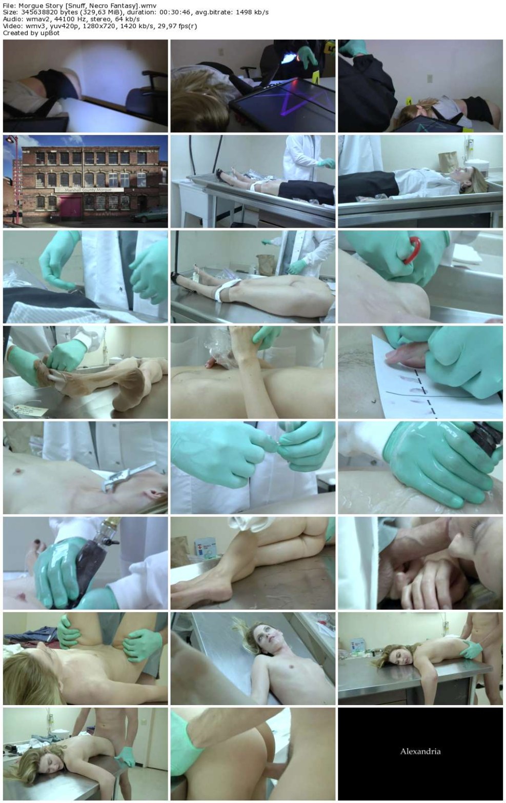 Necrophilia Snuff in the office