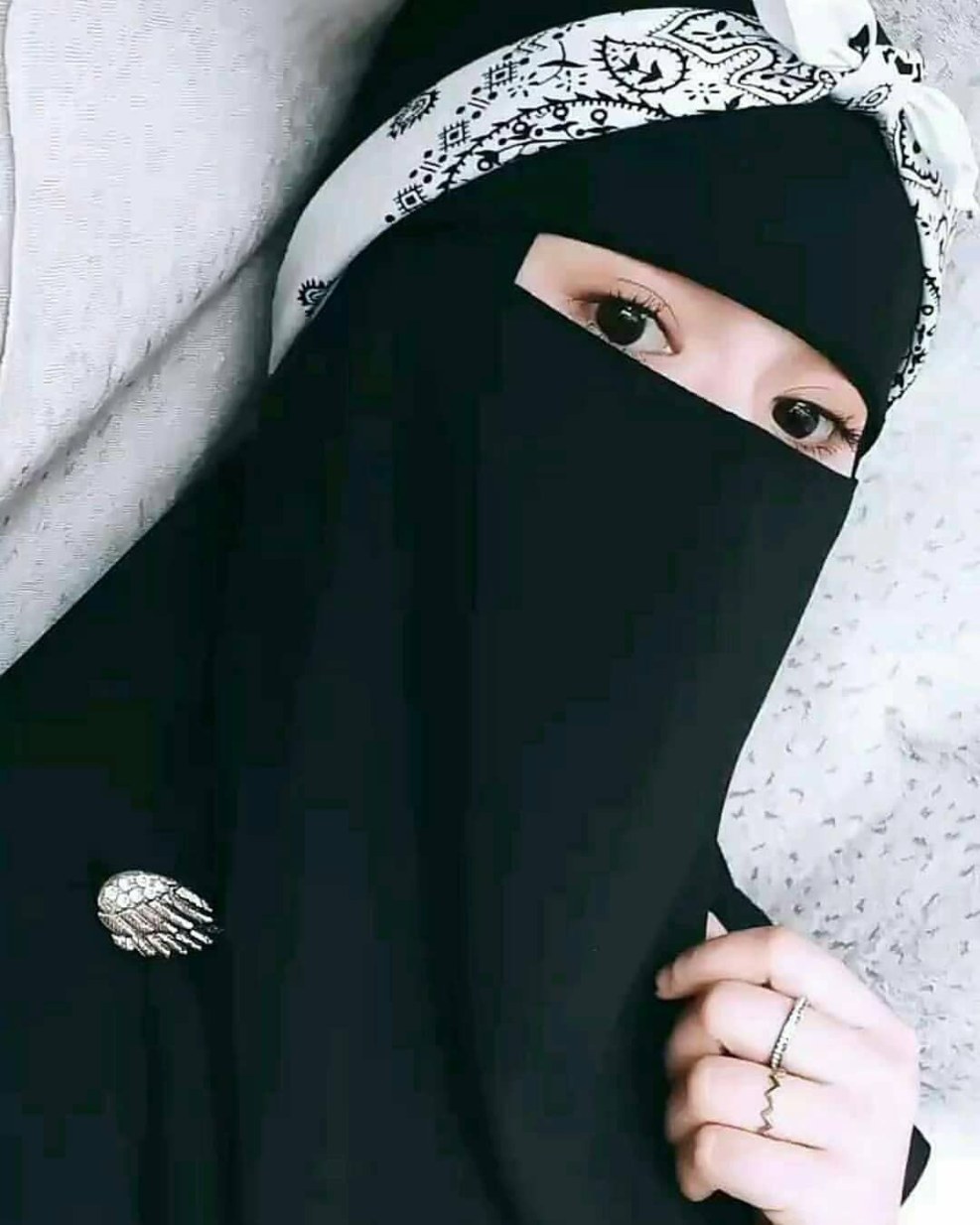 Muslim Girl Wedding Day Friends Girll Niqab