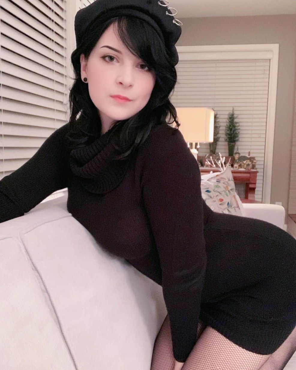 Sabrina Nichole in a sweater