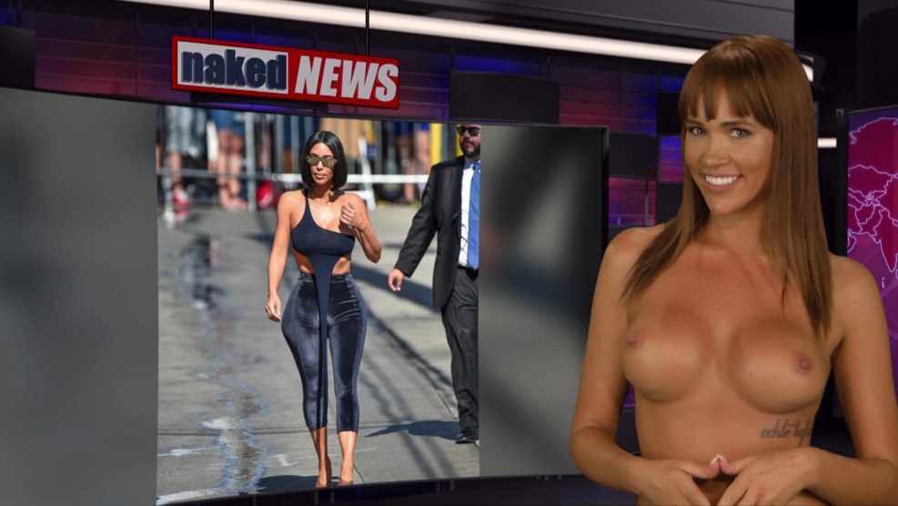 Naked in the news with large