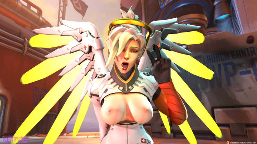 Hentai Overwatch Angel and Brigitta