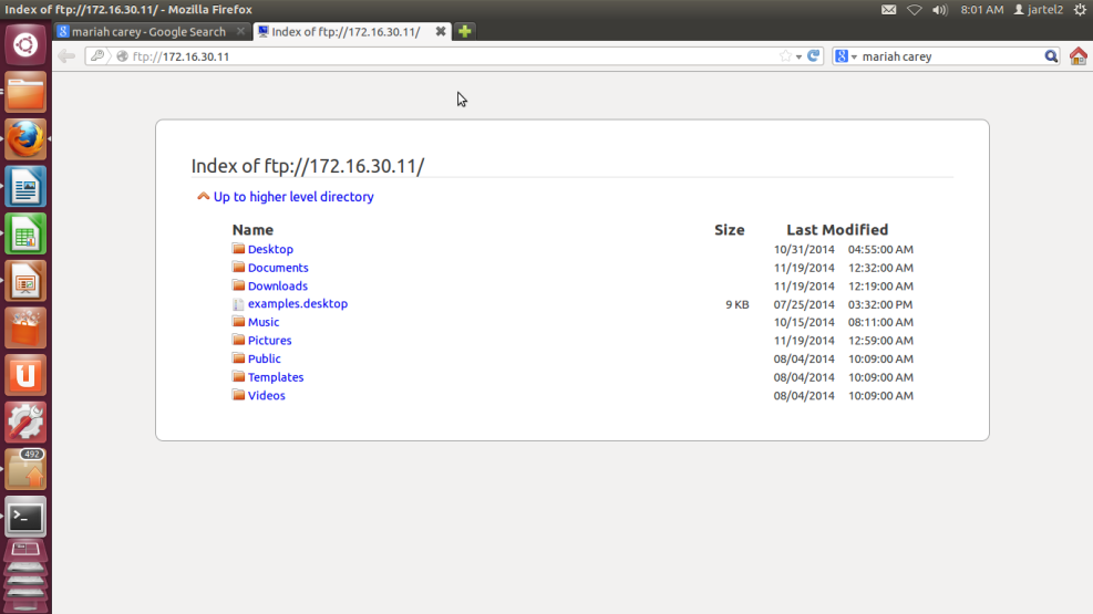 FTP ports on jumla setting
