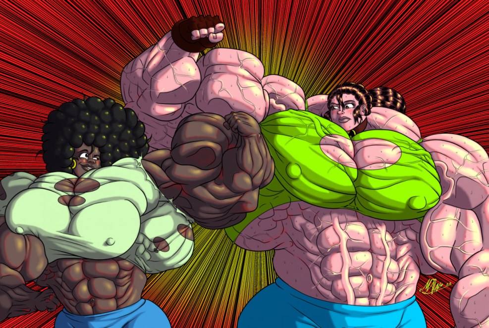 Wendy Muscle Growth Animation 2