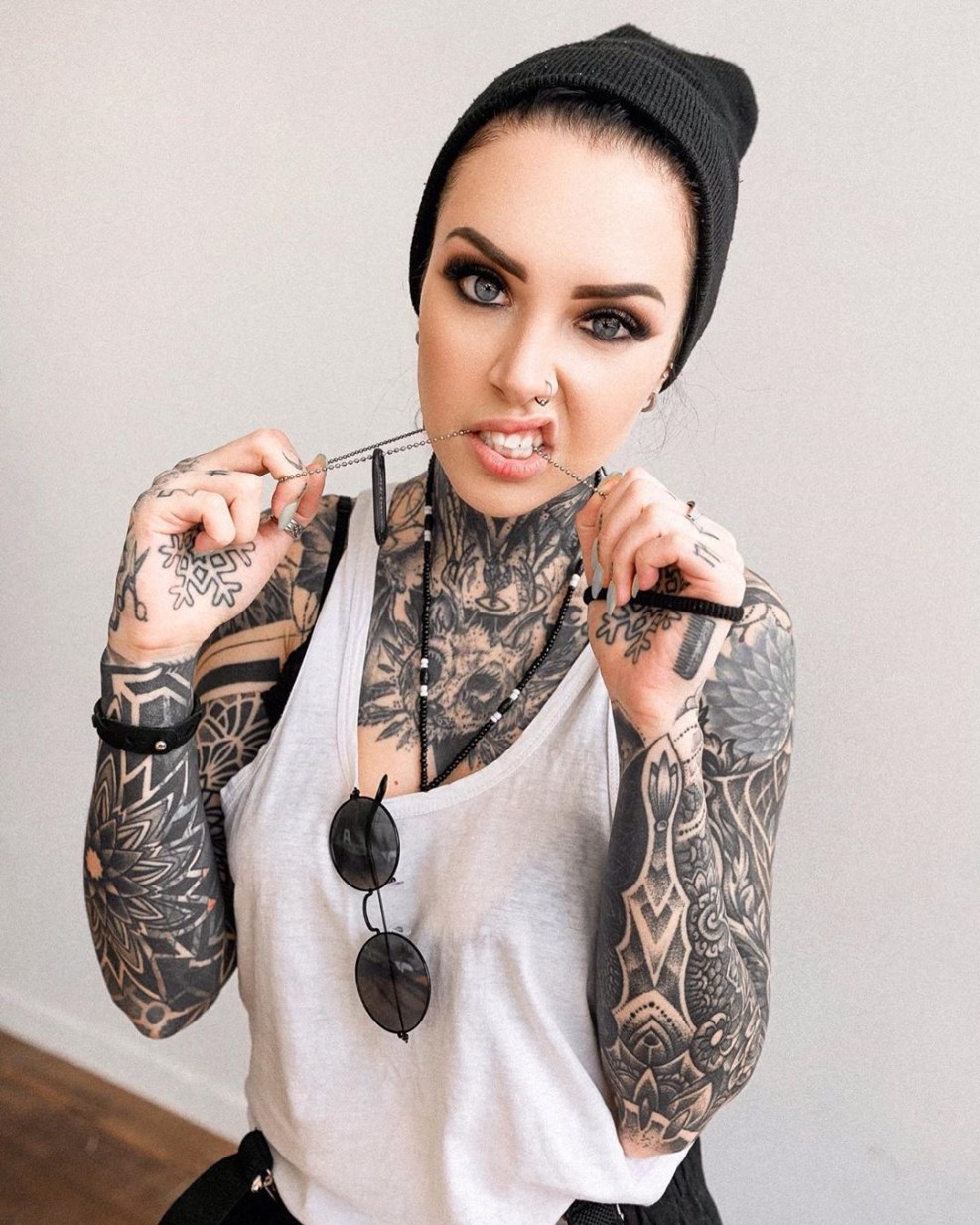 Victoria Sklyanova Tattoo model