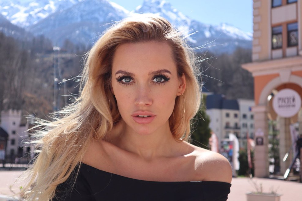 Girl on top of a man