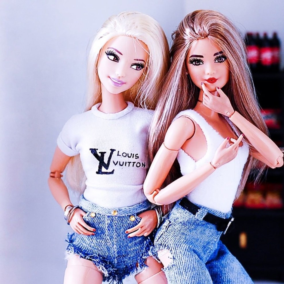 Naked doll is a black woman