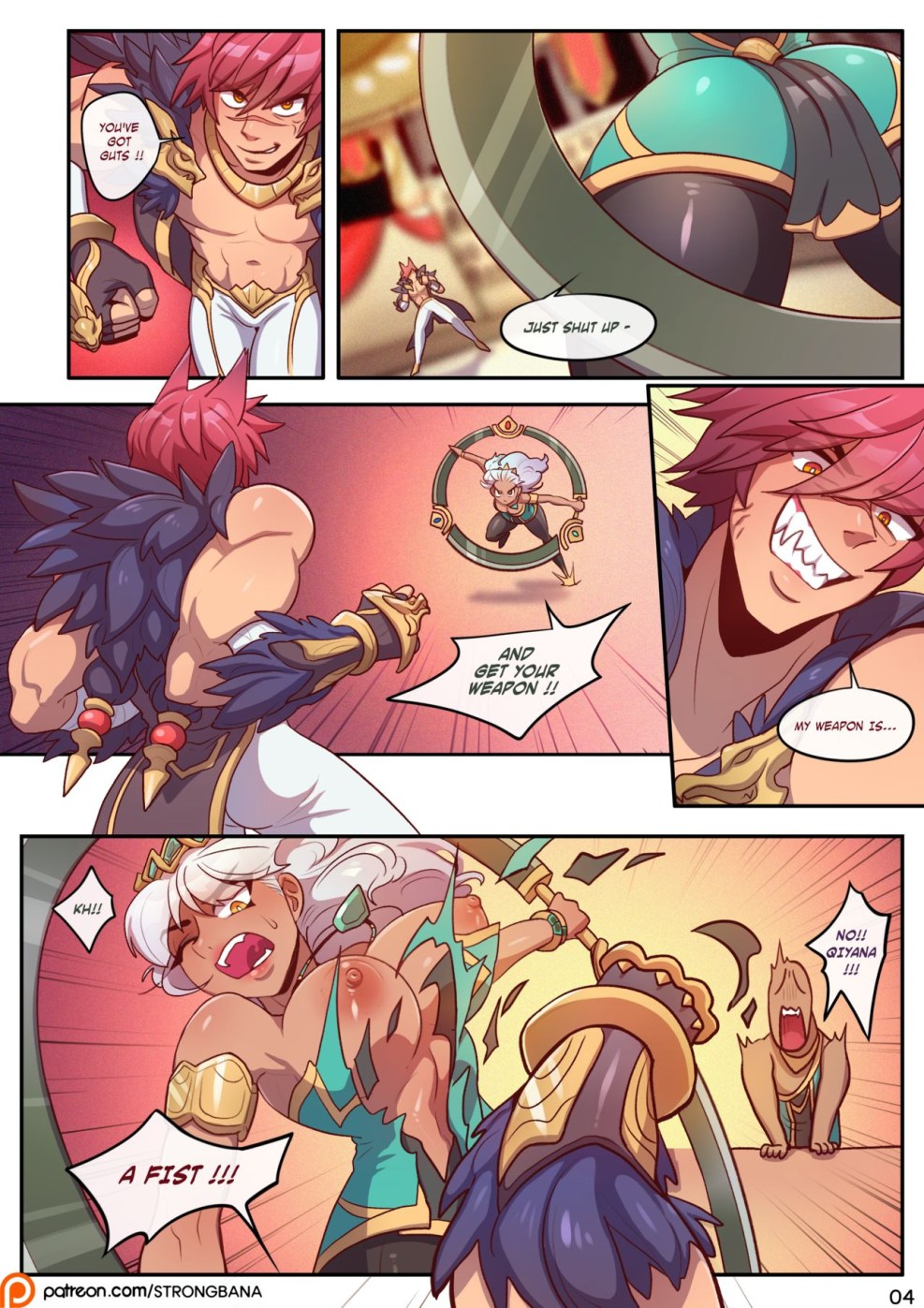 Strong Bana League of Legends comics Sex