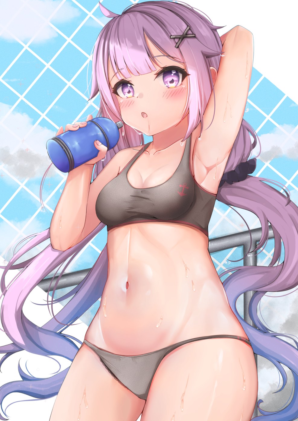 Bunny in a swimsuit