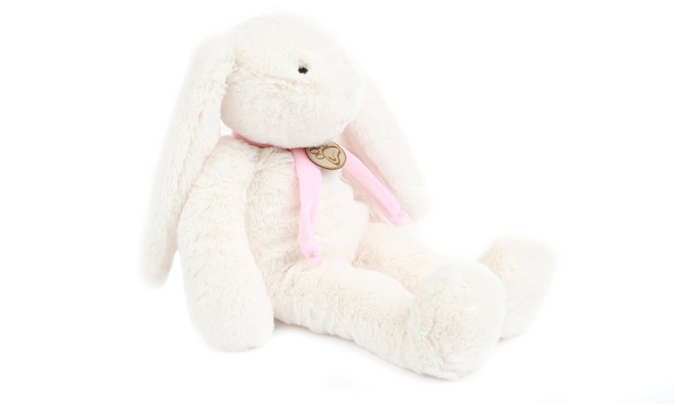 Soft toy pink hare