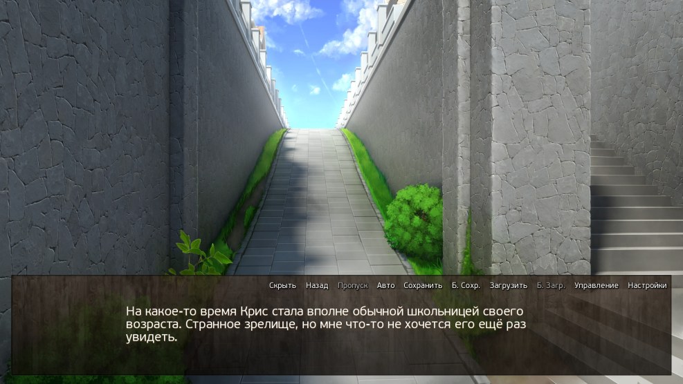 The girl is a broken hentai