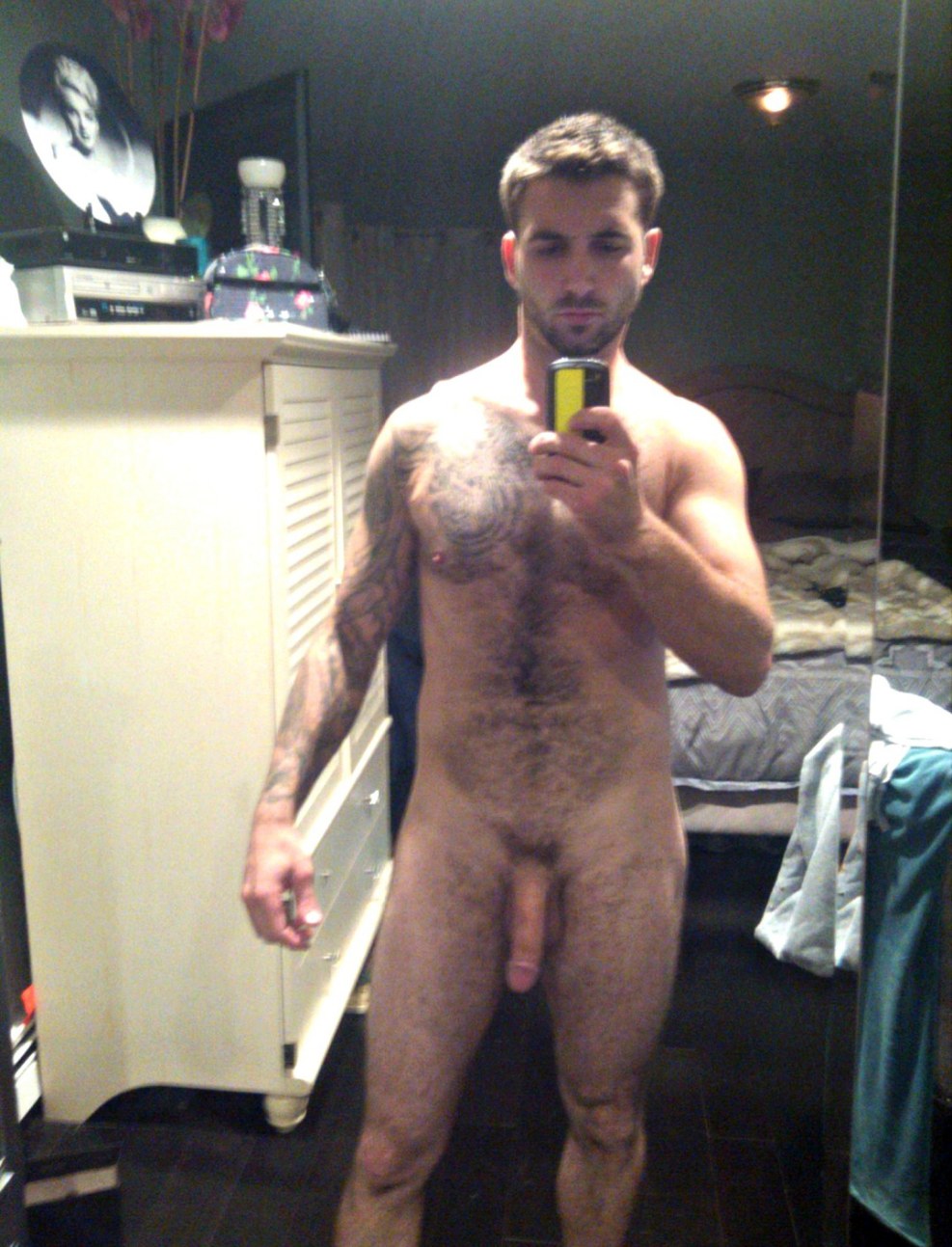 Hairy member minute selfie