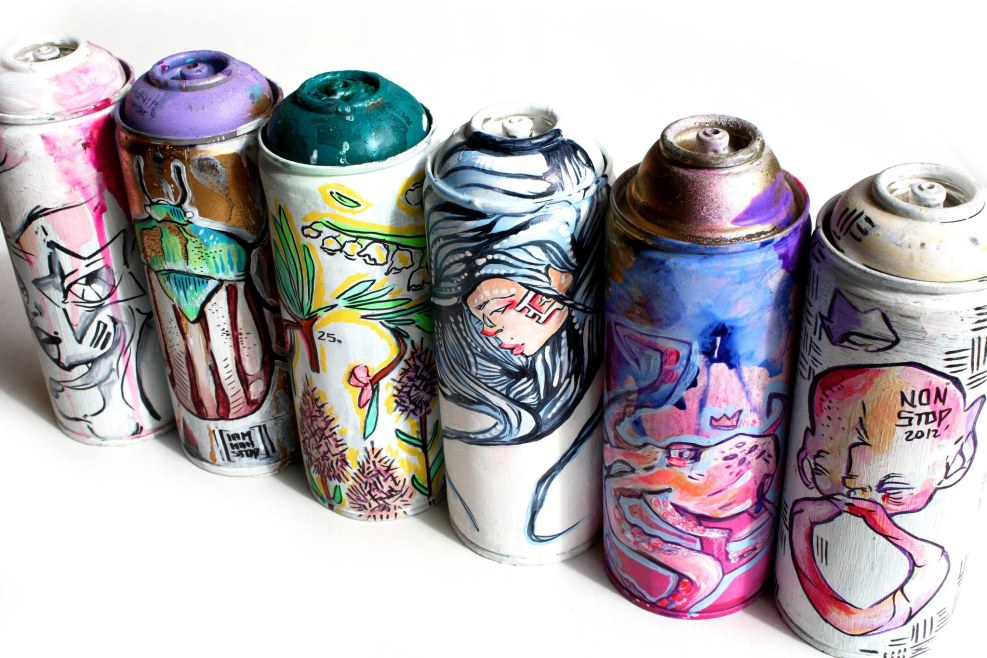 Echo of the district art graffiti