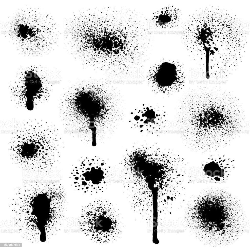 Halloween spray of the graphics