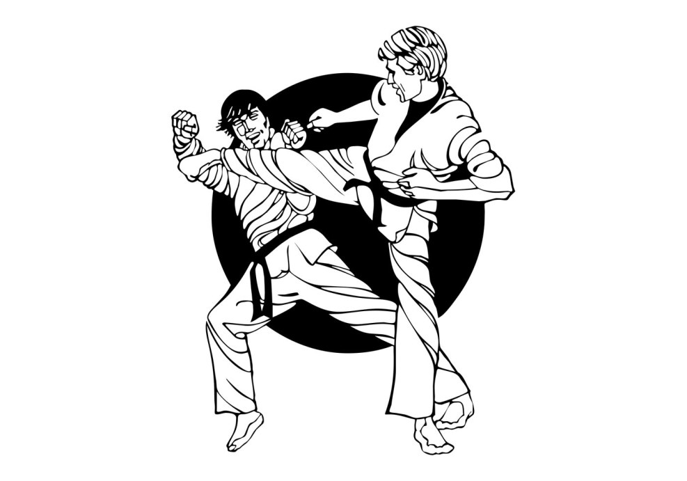 Gifs karate fist palm