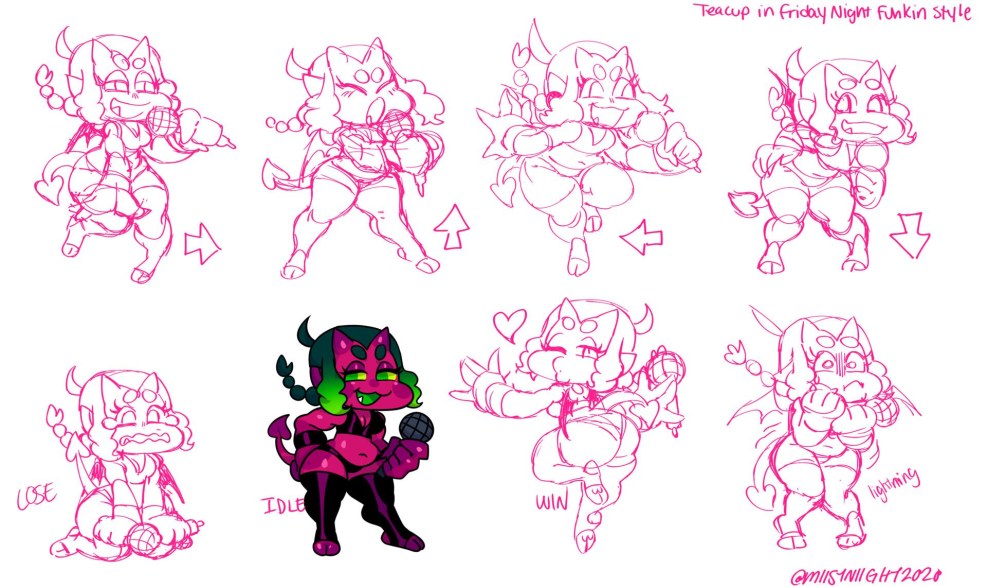 Fysey Knight Fankin characters