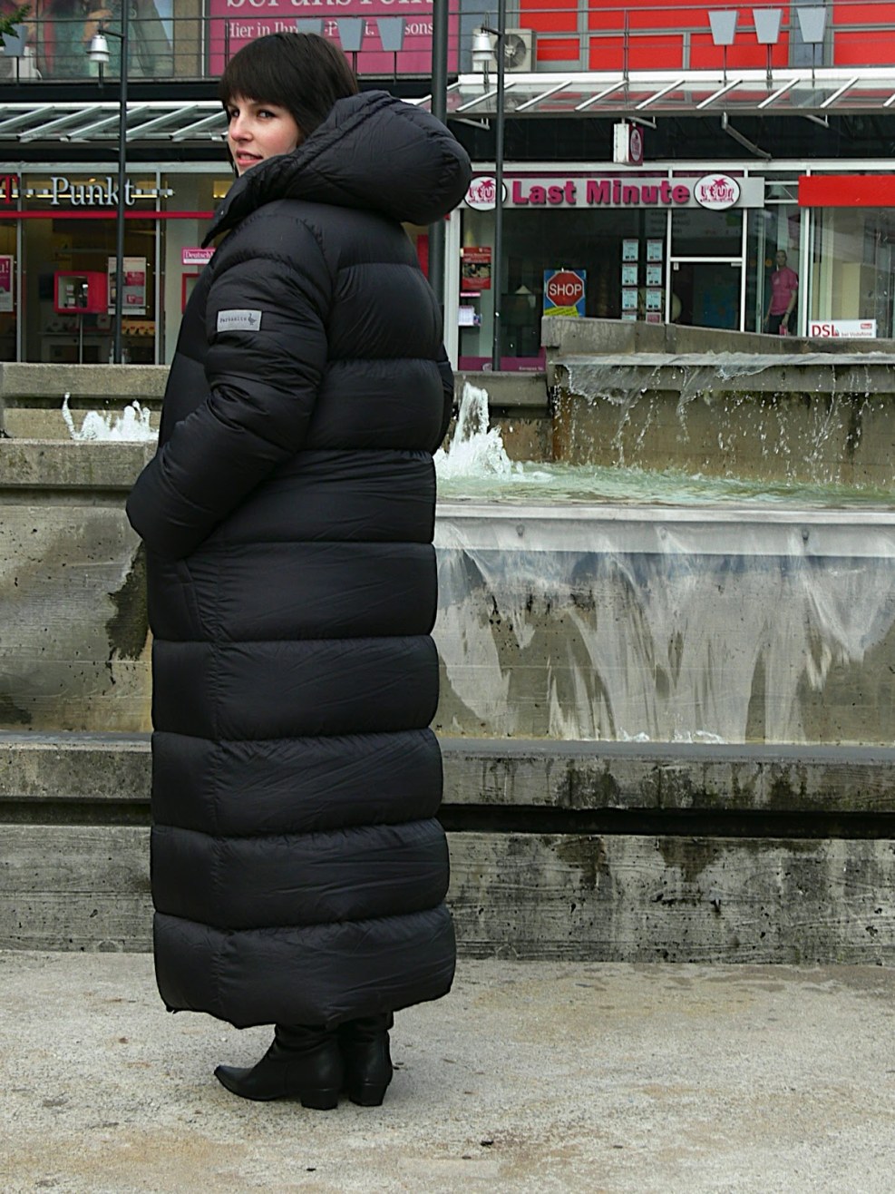 K-Way Long Puff Coat
