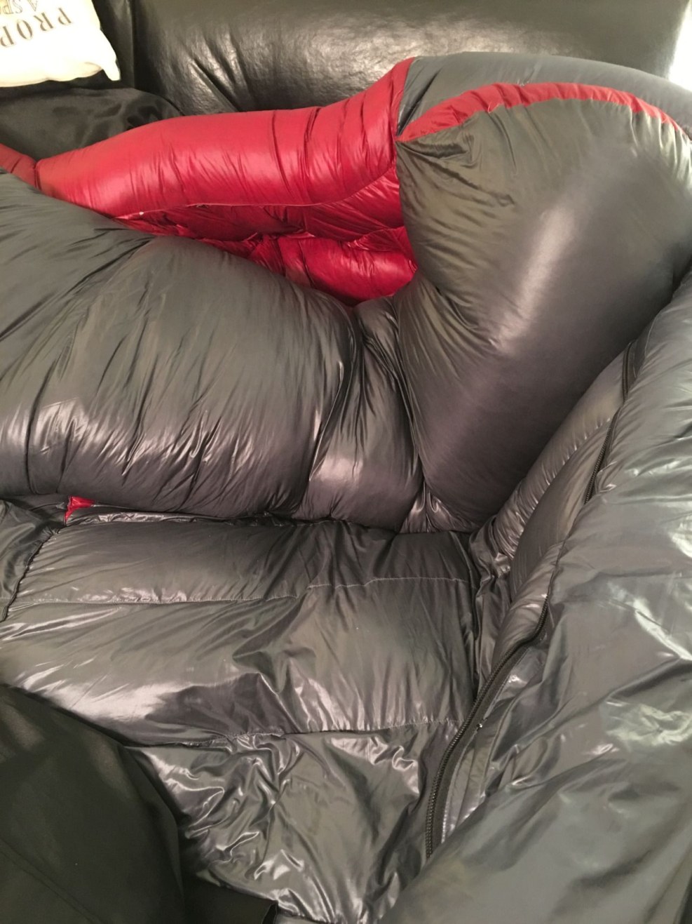 Shiny Nylon Down Coat