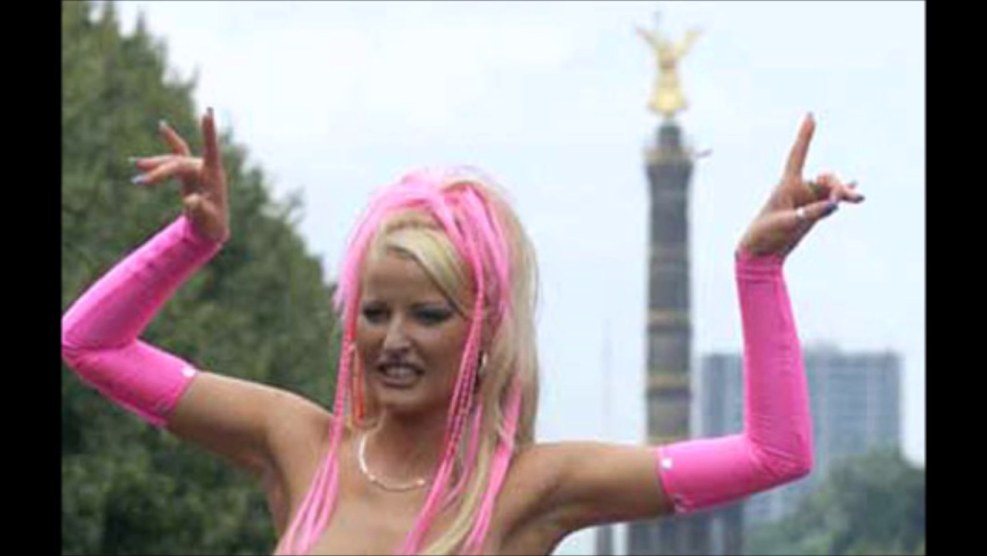 Naked parade of love in Germany