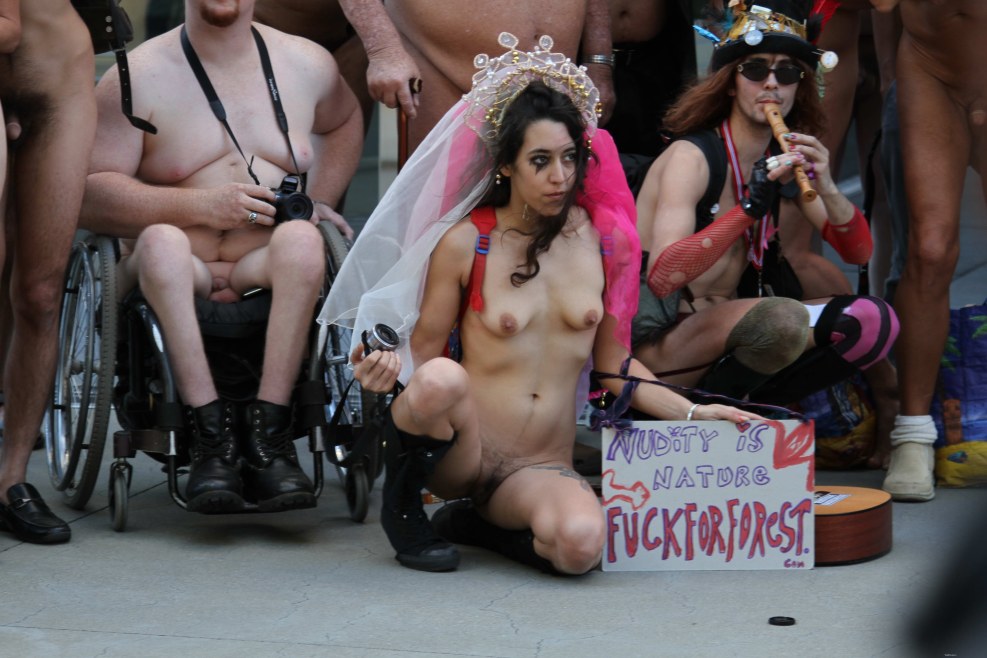 Nudist parade