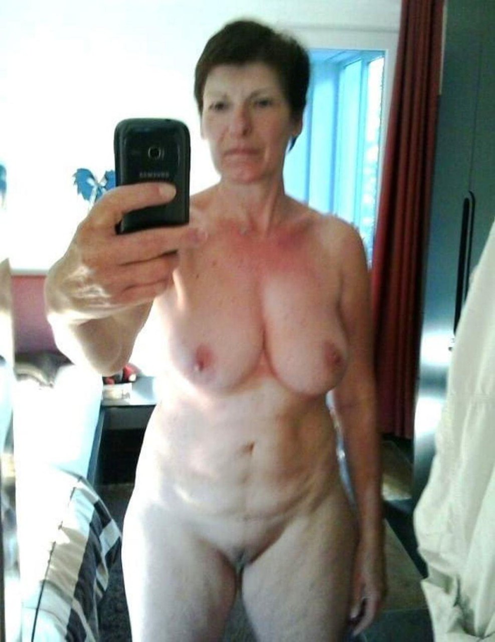 Selfie nude elderly women