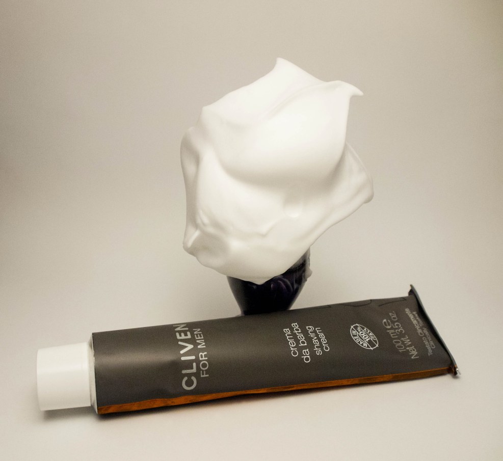 Shaving cream in Cella tube