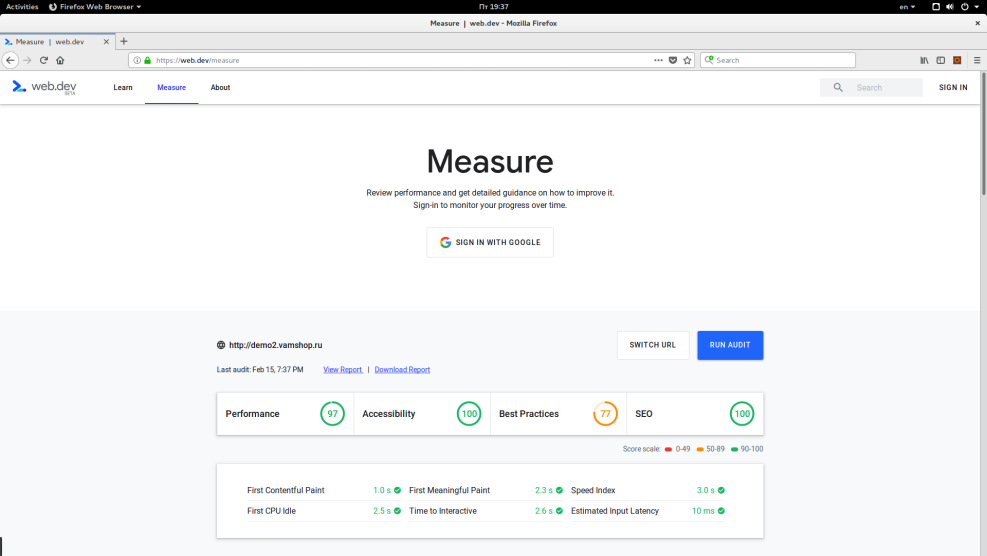 Put the icon of the chromium android site