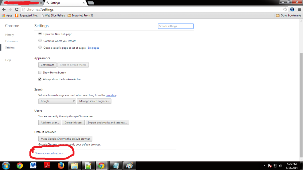 Google Chrome for Windows 7