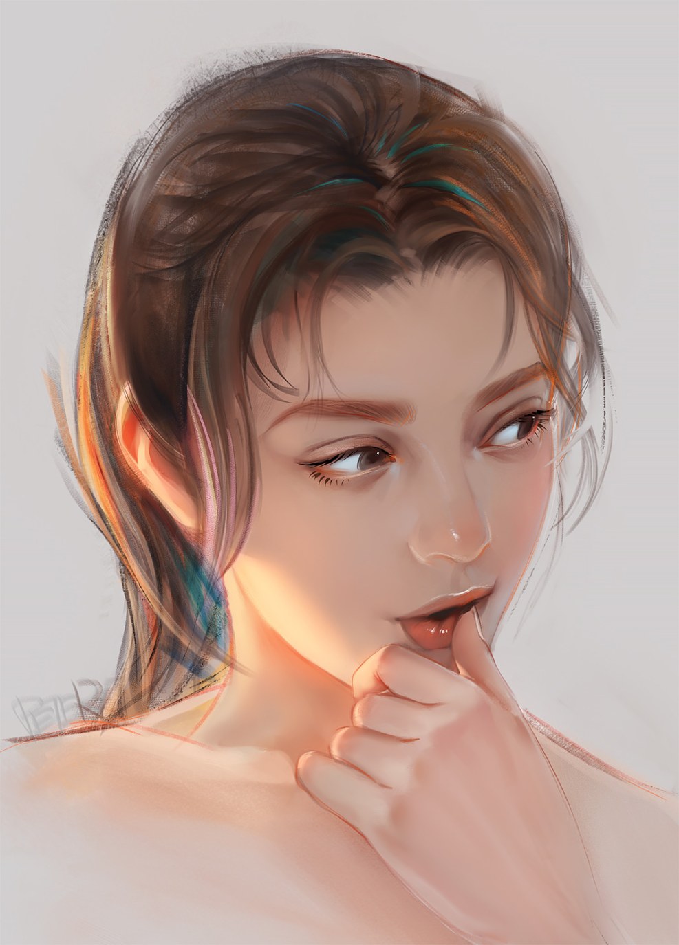 Dark wallpaper on the phone