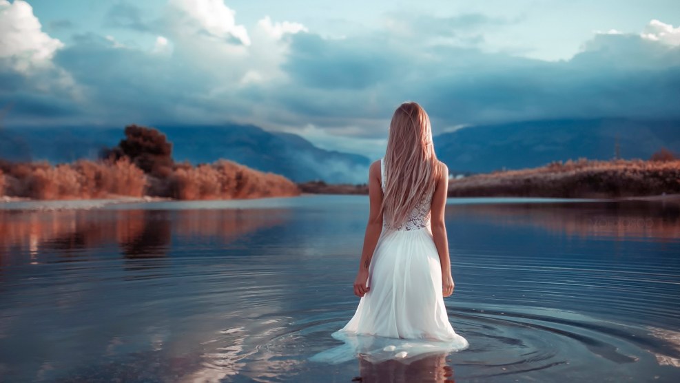 Turquoise background with ornament