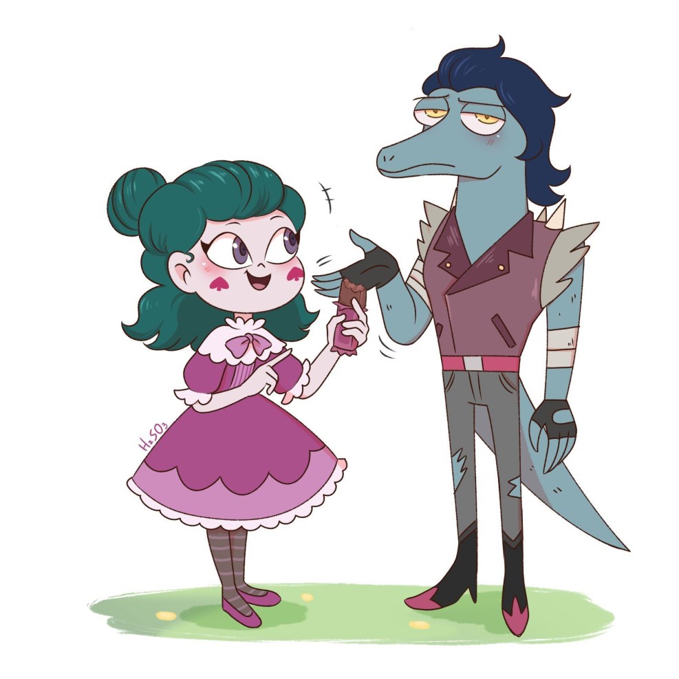 Star Butterfly and Toffi and Moon