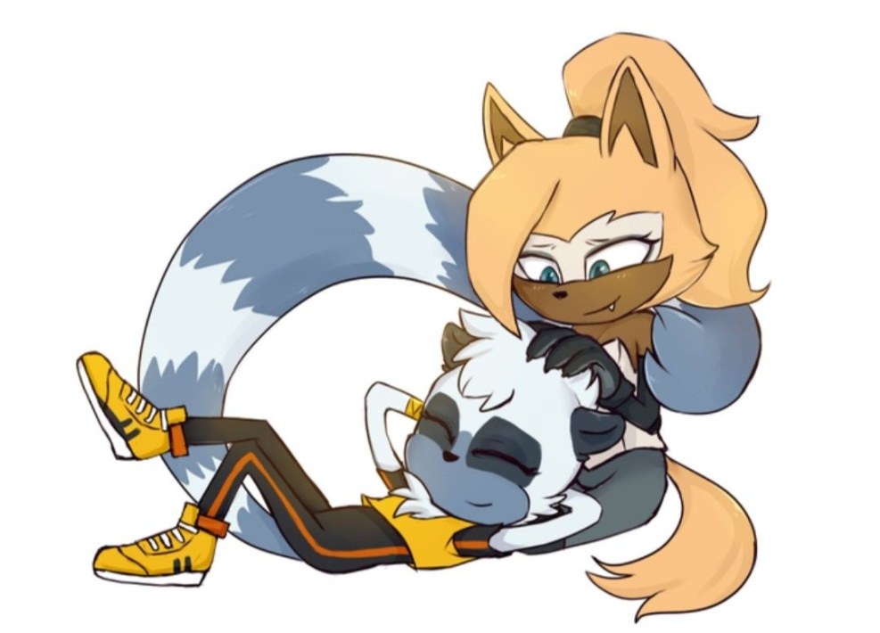 Coloring Lemur Tangle from Sonic