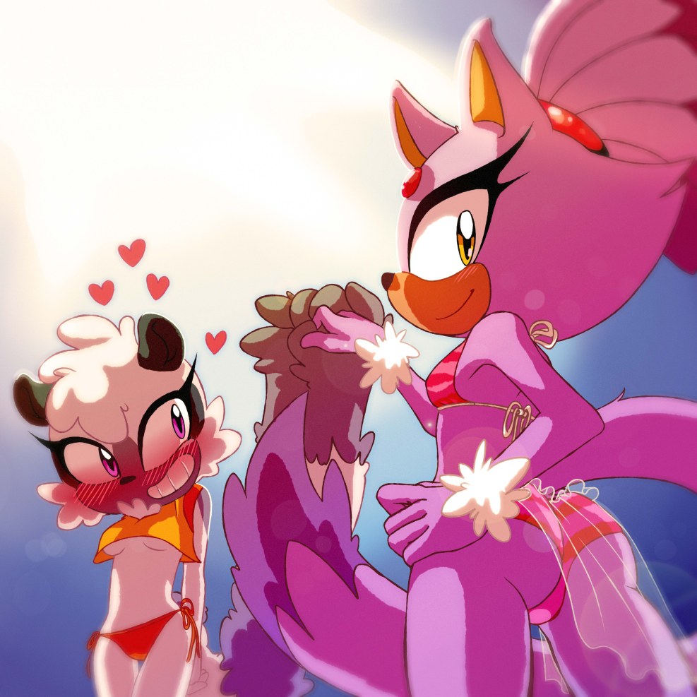 Blaze The Cat. Sonic Ero