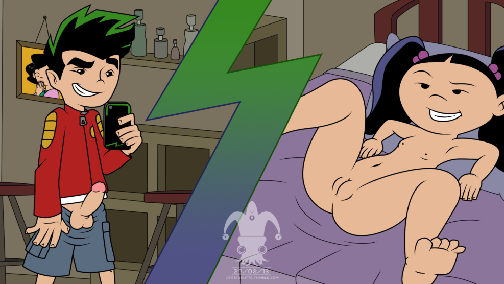 Comic Naked American Dragon Jake Long