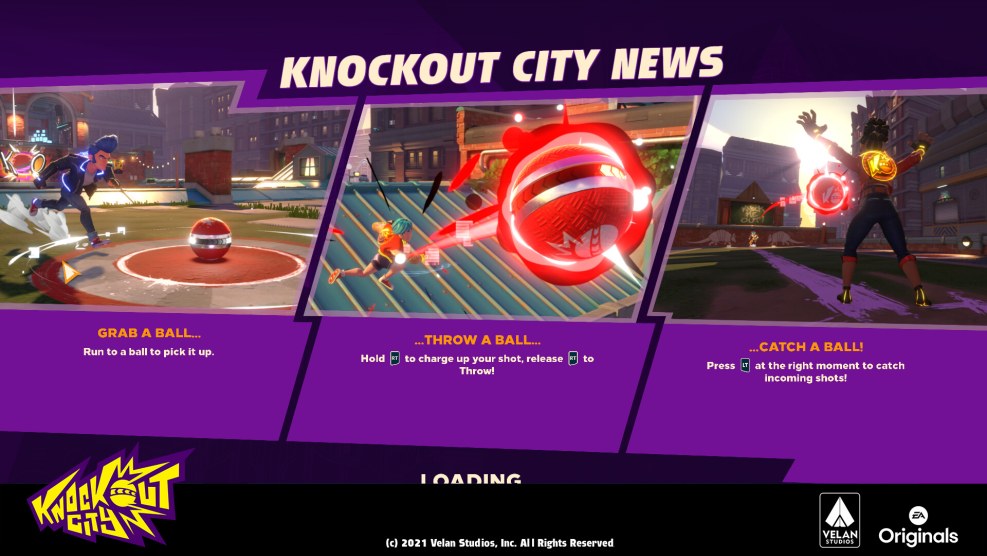 Knockout City Menu