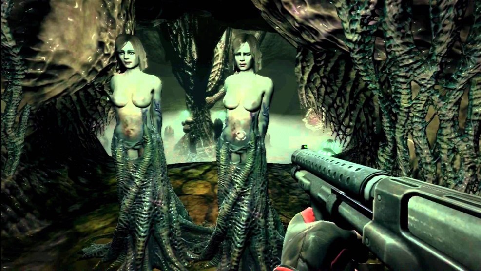 Naked actresses in films about aliens