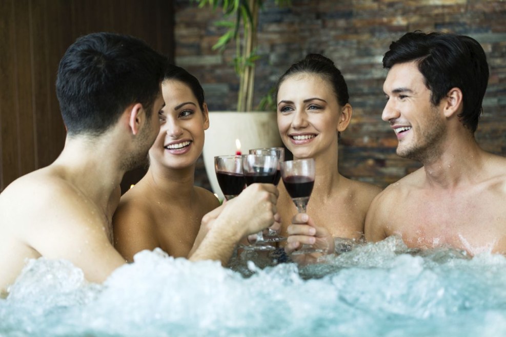 Party of Russian swingers