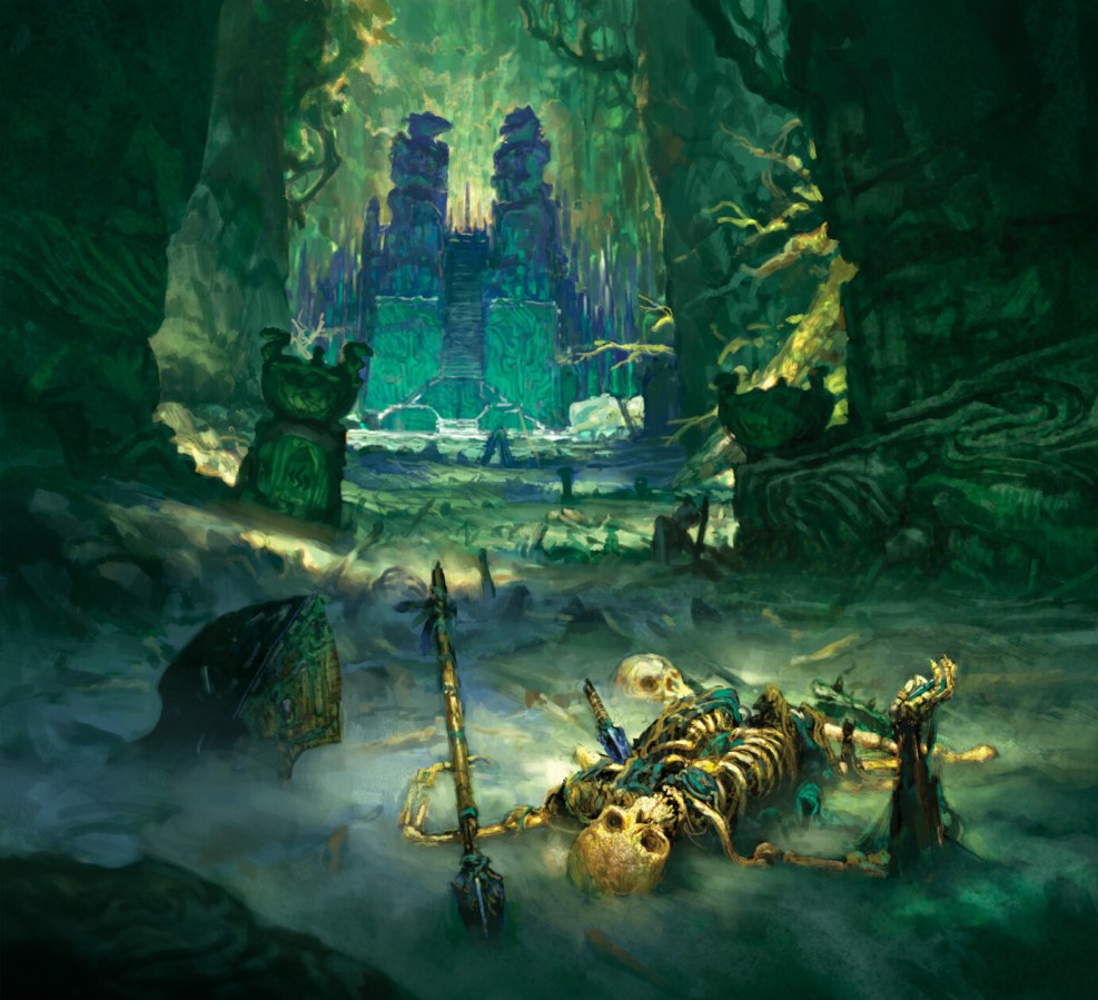 Ruins of the island of Arnak Totem