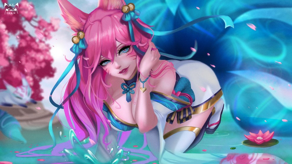 Ahri Spirit Blossom Ecchi