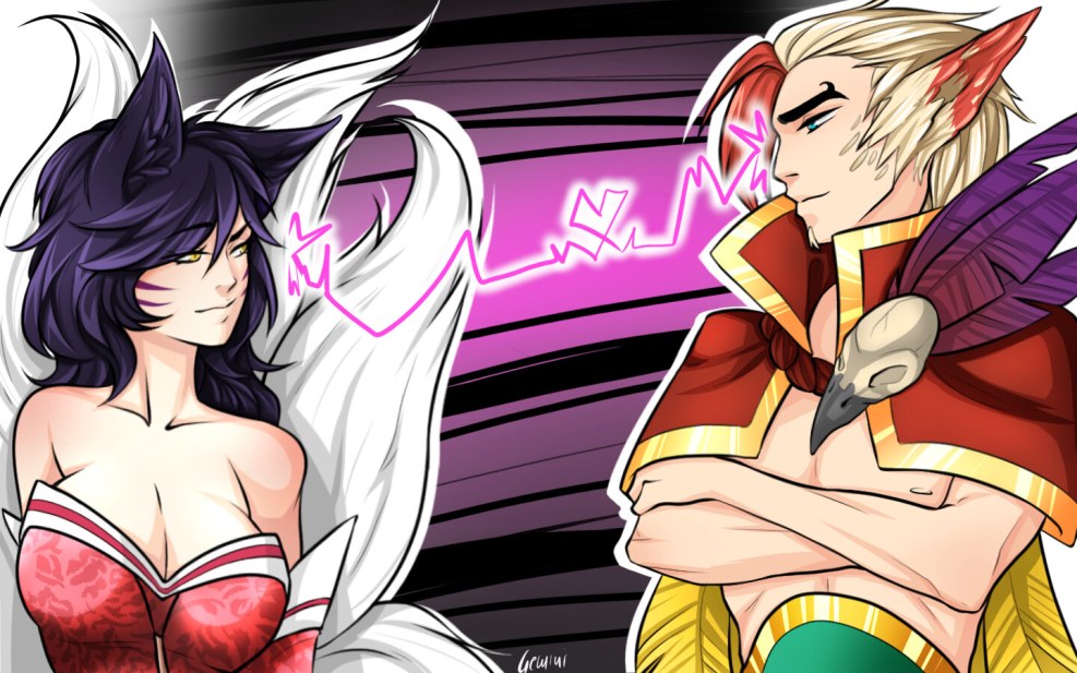 Anime ahri in the blood of Golach